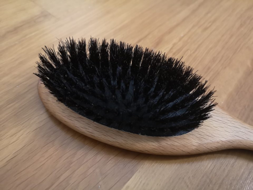 brosse en poils de sanglier