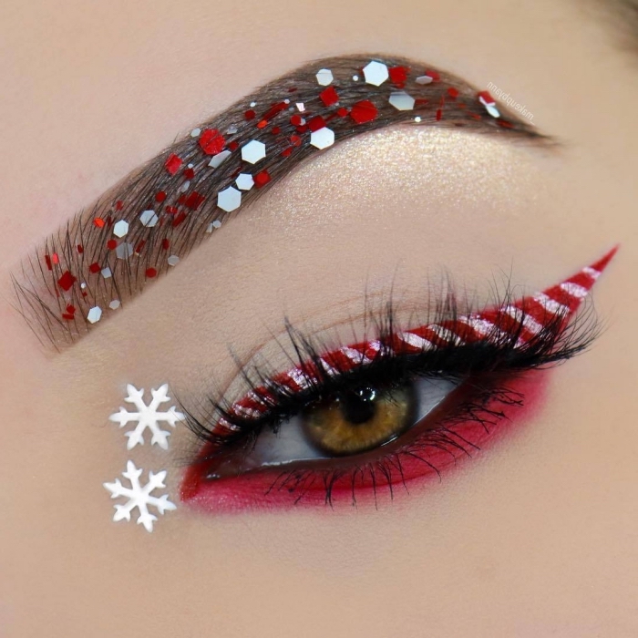 maquillage de Noël